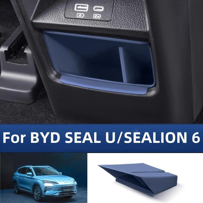 Car Armrest Rear Storage Box for BYD Seal U/Sealion 6