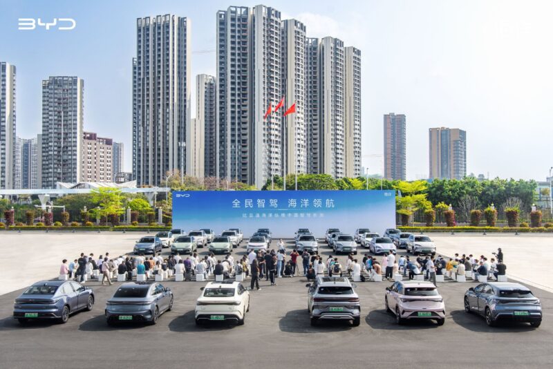 BYD sold nearly million passenger vehicles in Q1, up 60%. Export is up 111% to a new record-high