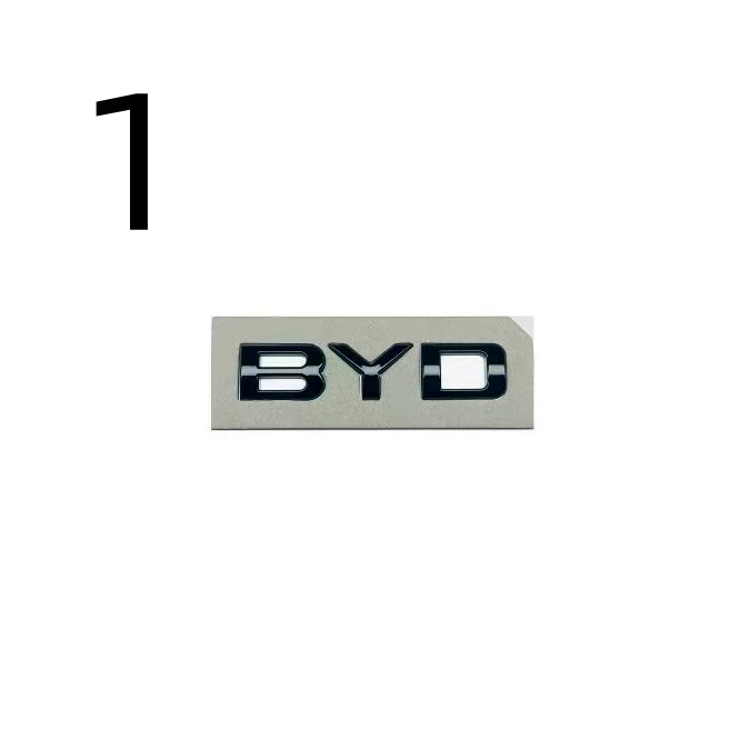 BYD Rear Bumper Glossy Black Badges LOGO
