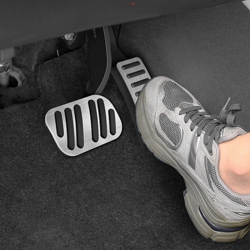 Brushed Aluminum Performance Pedals for BYD Atto 2