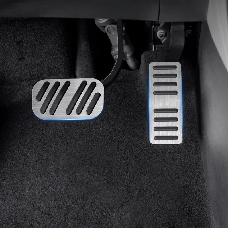 Brushed Aluminum Performance Pedals for BYD Atto 2