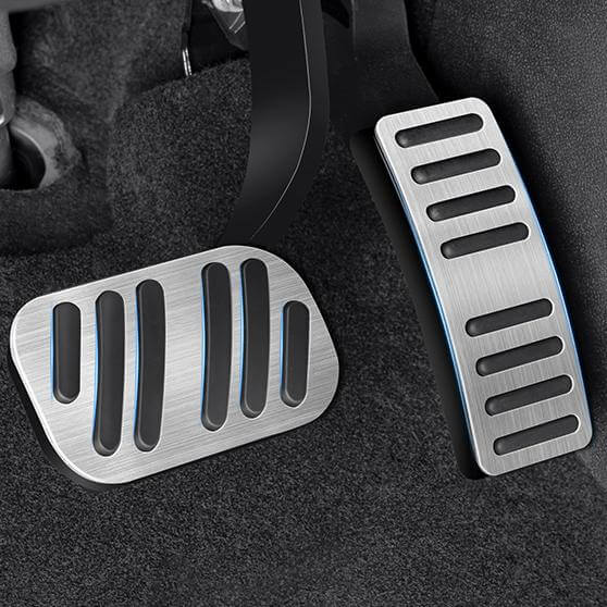 Brushed Aluminum Performance Pedals for BYD Atto 3