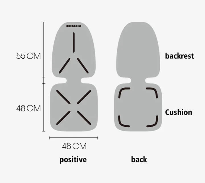 Child Safety Seat Pad Protection Bottom Wear Mat for BYD