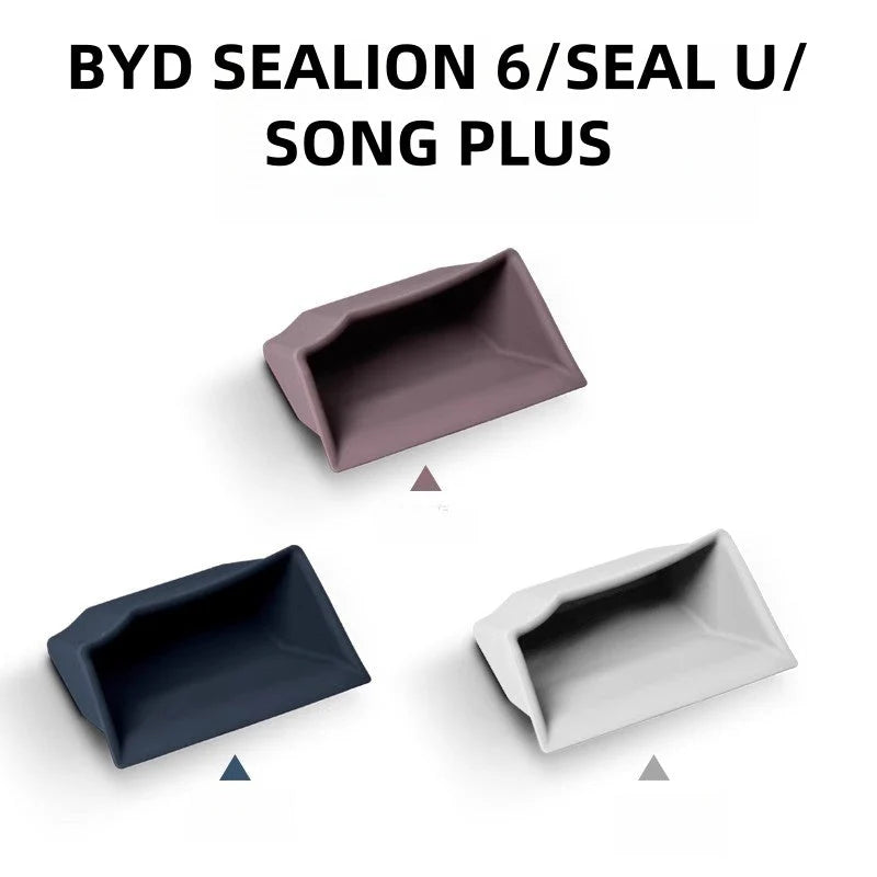 Car Under The Steering Wheel Storage Box Silicone Pad for BYD Sealion 6/Seal U