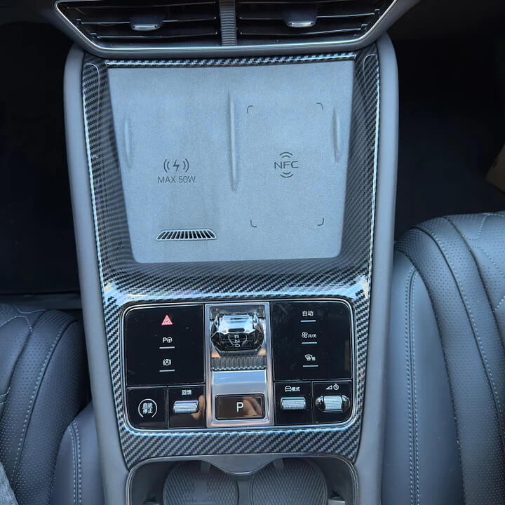 Carbon Fibre Center Console Wrap for BYD Sealion 7