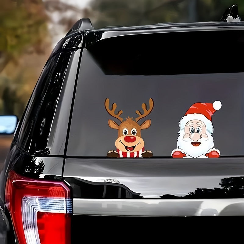 Father Christmas & Reindeer Stickers for BYD