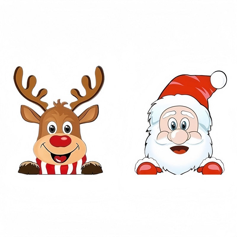 Father Christmas & Reindeer Stickers for BYD