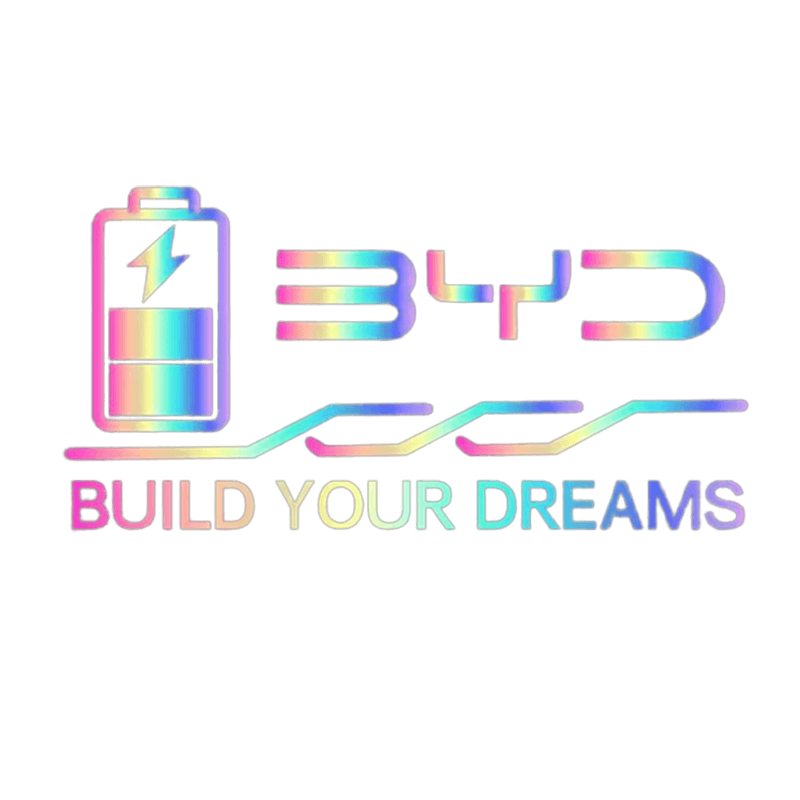 Laser Car Fuel Tank Sticker for BYD