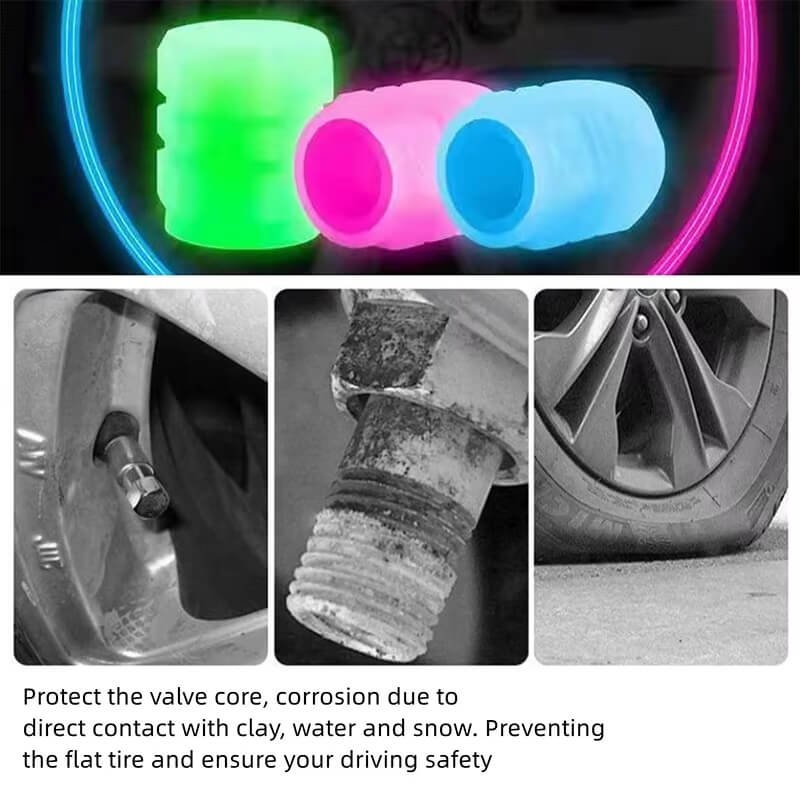 BYD Luminous Valve Caps Fluorescent