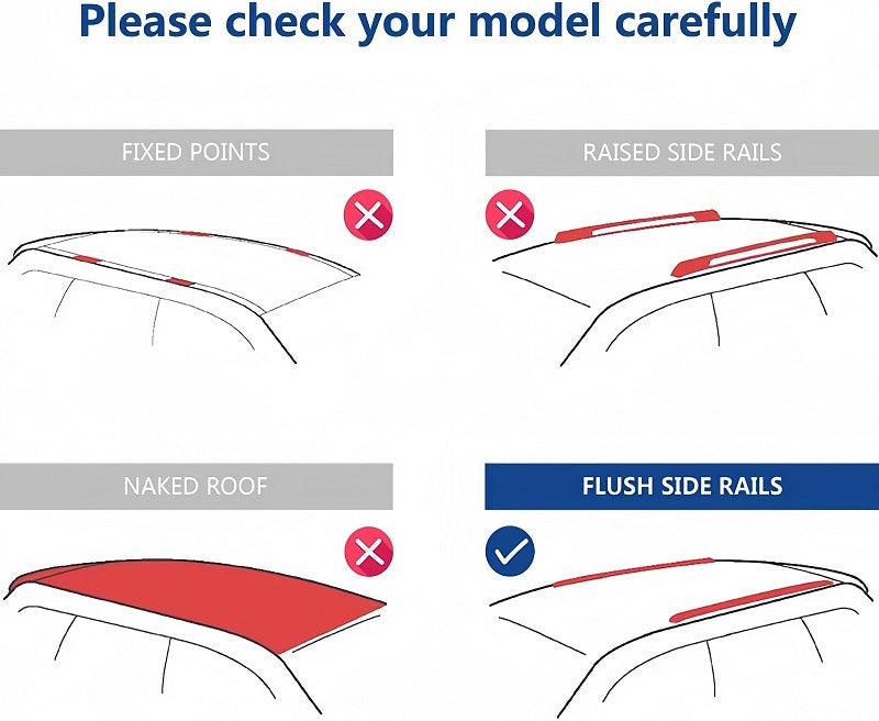 Roof Racks for BYD（2 Pcs）