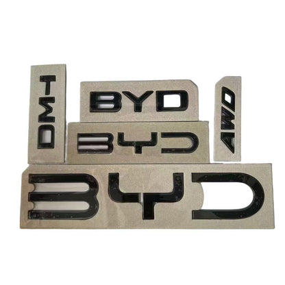 BYD Rear Bumper Glossy Black Badges LOGO